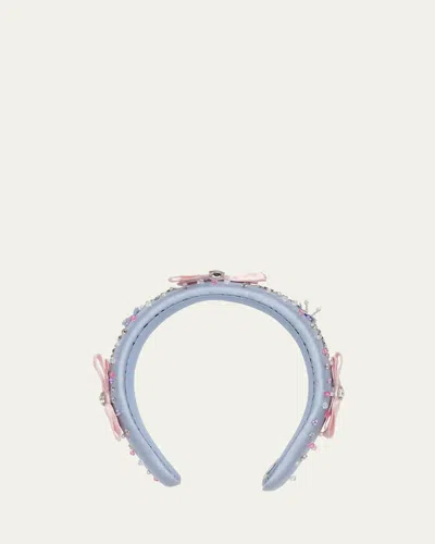 Tutu Du Monde Kids' Girl's Pavillion Perfection Headband In Blue Chill