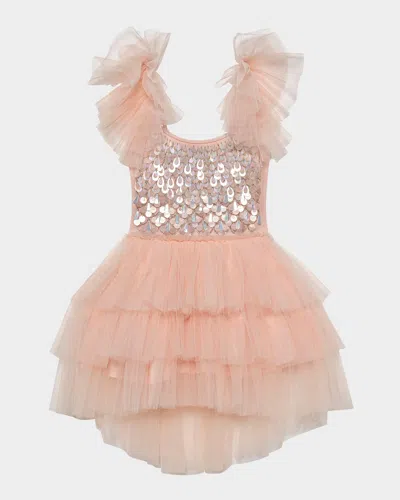 TUTU DU MONDE GIRL'S PETAL PARTY TIERED TUTU DRESS