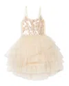 Tutu Du Monde Paillette Sequinned Tulle Dress In Parchment