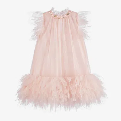 Tutu Du Monde Kids'  Girls Pink Ruffled Tulle Dress