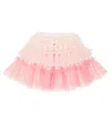 Tutu Du Monde Glam Rock Tulle Miniskirt In Porcelain Pink Mix