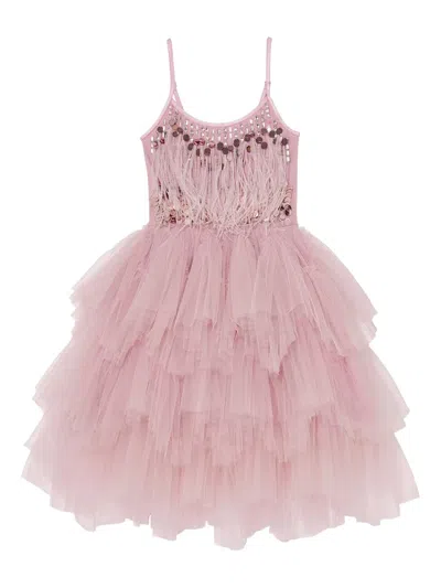 Tutu Du Monde Kids' Gossip & Grace Embellished Dress In Pink
