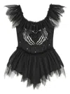 Tutu Du Monde I Heart You To The Bone Playsuit In Black