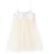 Tutu Du Monde Jolie Embellished Tulle Dress In Neutral