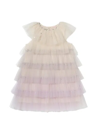 Tutu Du Monde Kids' Josette Tulle Dress In Neutral