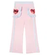 Tutu Du Monde Lone Star Embellished Ruffled Flared Pants In Pink