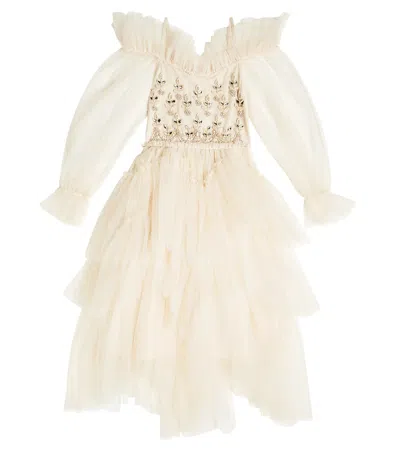 Tutu Du Monde Kids' Lotus Bloom Tutu Dress In Neutrals