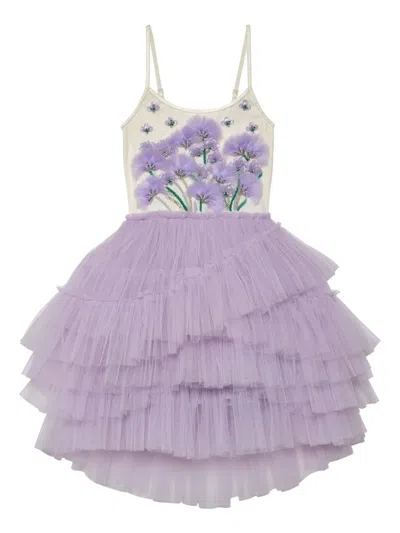 Tutu Du Monde Kids' Lounge Tutu Dress In Pastel Lilac Mix