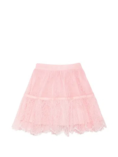 Tutu Du Monde Kids' Lullaby Lace-overlay Skirt In Pink