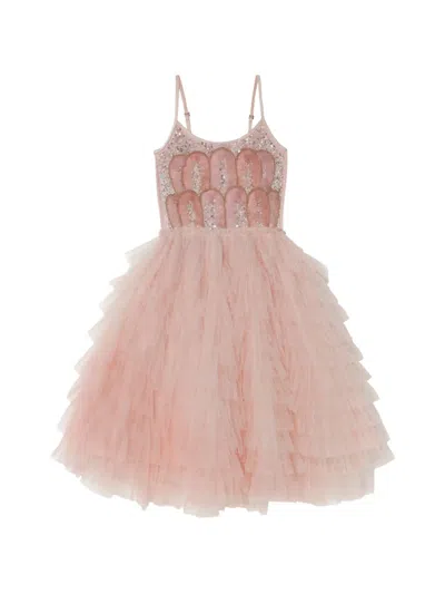 Tutu Du Monde Kids' Lumine Sequin-embellished Ruffled Dress In Pink