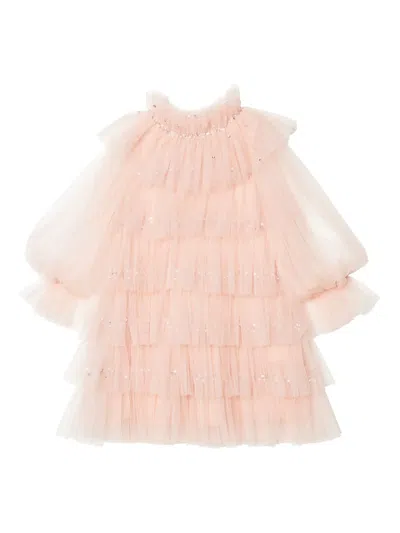 Tutu Du Monde Kids' Luminous Tulle Dress In Pink