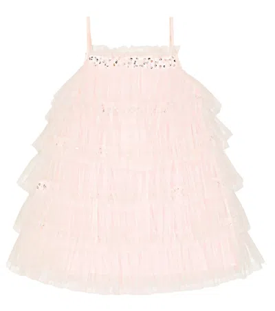Tutu Du Monde Kids' Mahala Embellished Tulle Dress In Pink Life