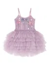 Tutu Du Monde Masquerade Embellished Tulle Layered Party Dress In Purple