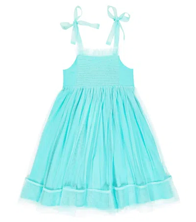 Tutu Du Monde Kids' Monaco Tulle Dress In Blue Radience