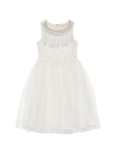 Tutu Du Monde Kids' Pearl Dreams Tulle Dress In White