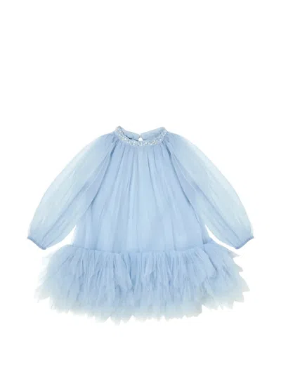 Tutu Du Monde Babies' Pearl-embellished Ruffled Dress In Multi