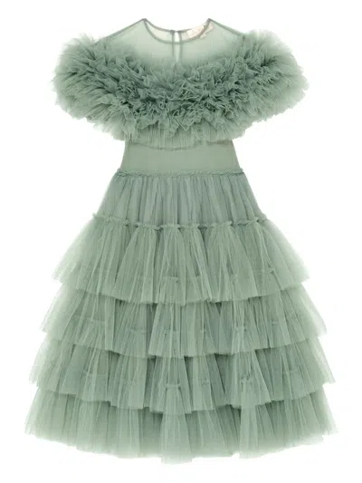 Tutu Du Monde Kids' Pondersoa Tutu Dress In Green