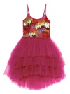 Tutu Du Monde Pop Art Embellished Tulle Dress In Pink