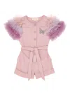 Tutu Du Monde Pretty Papillon Embellished Playsuit In Pink