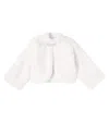 Tutu Du Monde Promenade Faux Fur Jacket In White