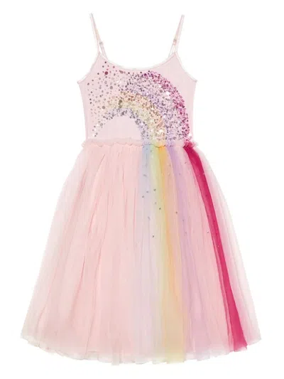 Tutu Du Monde Kids' Rainbow Bright Tutu Dress In Pink