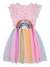 Tutu Du Monde Rainbow Dream Tutu Dress In Pink