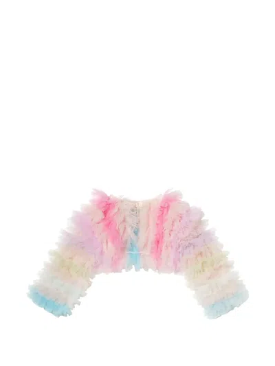 Tutu Du Monde Kids' Rainbow Reverie Shrug In Pink