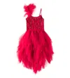 Tutu Du Monde Ruby Dazzle Embellished Tulle Dress In Red