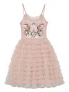 Tutu Du Monde Ruffle-detail Tulle Dress In Pink