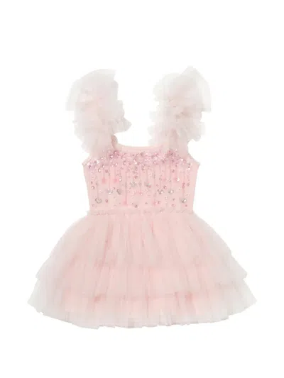 Tutu Du Monde Babies' Ruffled Luminara Dress In Pink