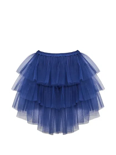 Tutu Du Monde Kids' Ruffled Skirt In Blue