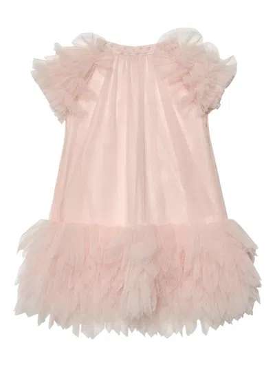 Tutu Du Monde Babies' Ruffled Tulle Dress In Pink