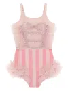 Tutu Du Monde Sequin-embellished Ruffled Jumpsuit In Pink