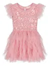 Tutu Du Monde Sequin-embellished Tulle Dress In Pink
