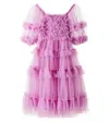 Tutu Du Monde Sequined Tulle Dress In Purple