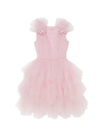 Tutu Du Monde Sequin-embellished Ruffled Dress In Pink