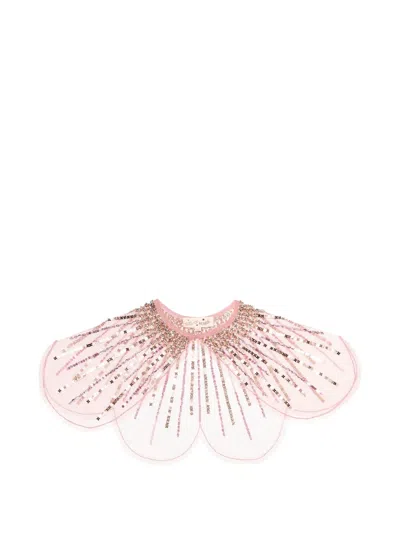 Tutu Du Monde Kids' Shirley Sparkle Sequin-embellished Cape In Pink