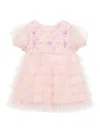 Tutu Du Monde Short-sleeve Tulle Dress In Pink