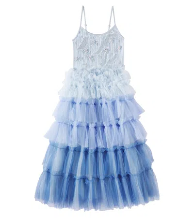 tutu du monde blue dress Tutu Du Monde-Girls Blue Sequin Tulle Dress main image 0