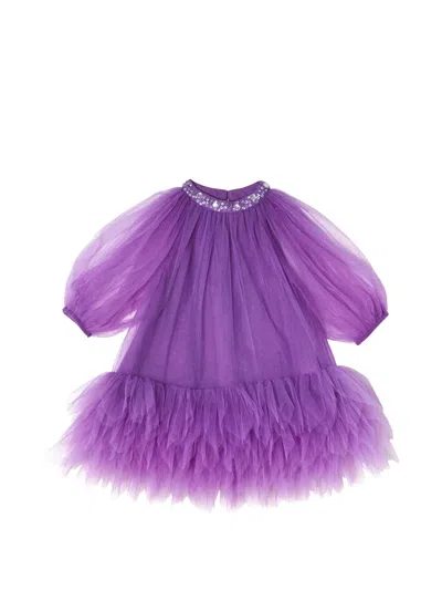 Tutu Du Monde Babies' St Moritz Sequin-embellished Tulle Dress In Pattern