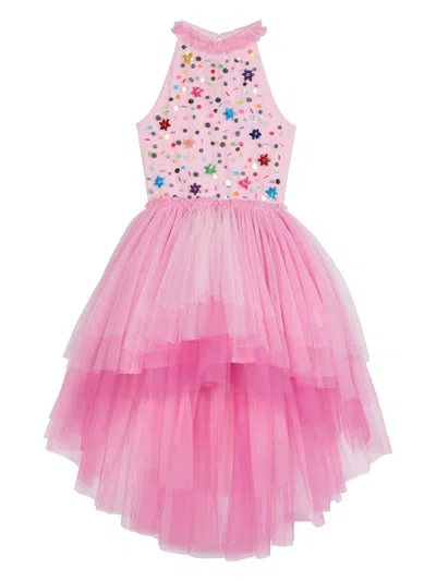 Tutu Du Monde Kids' Star Sprinkles Tutu Dress In Pink