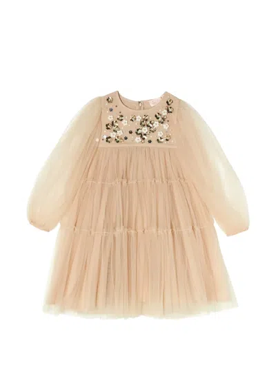 Tutu Du Monde Kids' Starlet Slopes Tulle Dress In Brown