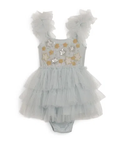 Tutu Du Monde Kids' Starry Delight Tutu Dress In Illusion Blue