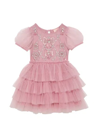 Tutu Du Monde Babies' Sugar Snow Tulle Dress In Pink
