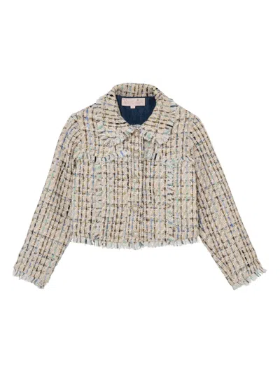 Tutu Du Monde Texas Hold'em Tweed Jacket In Neutral