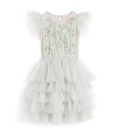 Tutu Du Monde Kids' Tulle Embellished Gardenia Dress