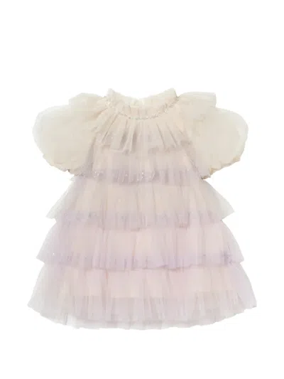 Tutu Du Monde Babies' Tulle Ruffled Dress In Purple