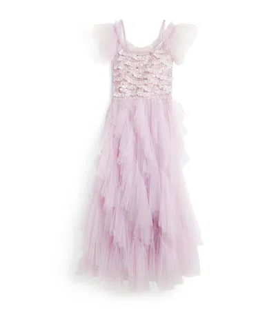 Tutu Du Monde Kids' Tulle Verbena Tutu Dress In Purple