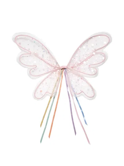 Tutu Du Monde Kids' Unicorn Twinkle Sequin-embellished Wings In Pink