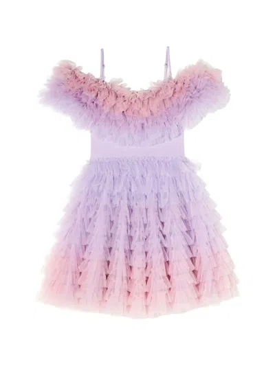 Tutu Du Monde Kids' Val D'isère Ruffled Tutu Dress In Purple